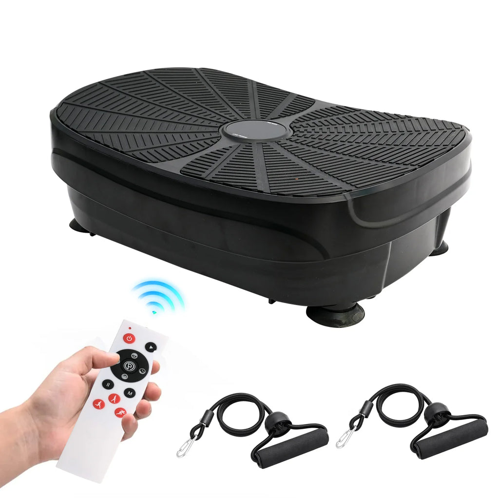 Vibration Plate Exercise Machine with Slimming Resistance Bands