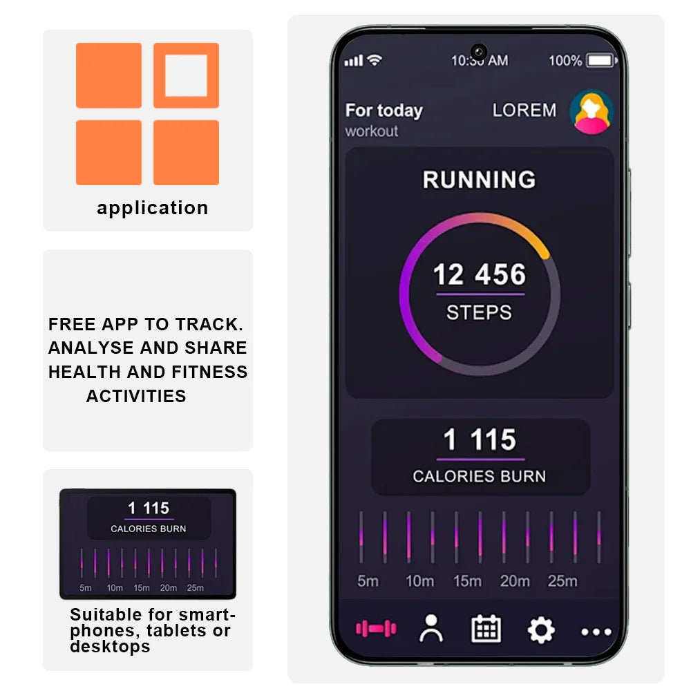 Smart Watches for Women1.27" Fitness Tracker  for iPhone ＆ Android