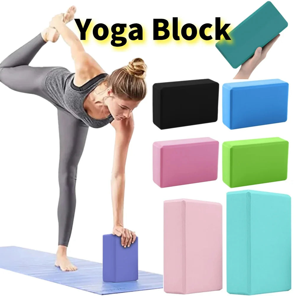 Yoga Building Blocks Cubes Pilates Bricks  Exercise Home