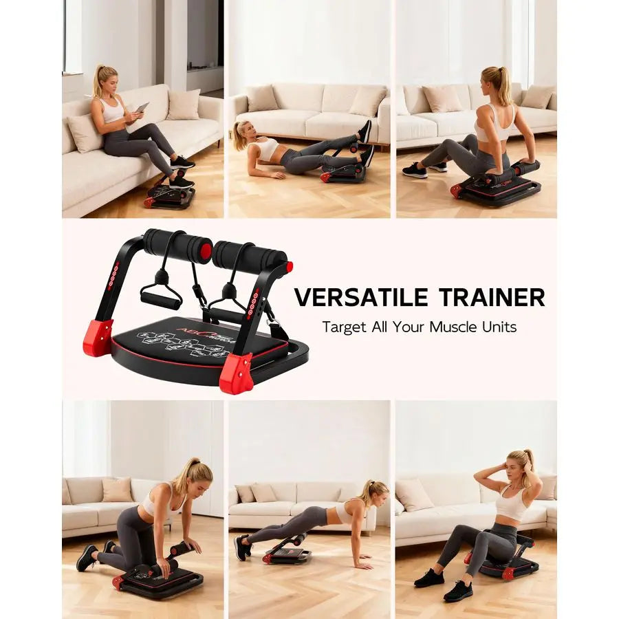 Core amp Sit Up Exercise Equipment for Home Gym, Ab Workout Equipment for Stomach Workout, Resistance Bands,