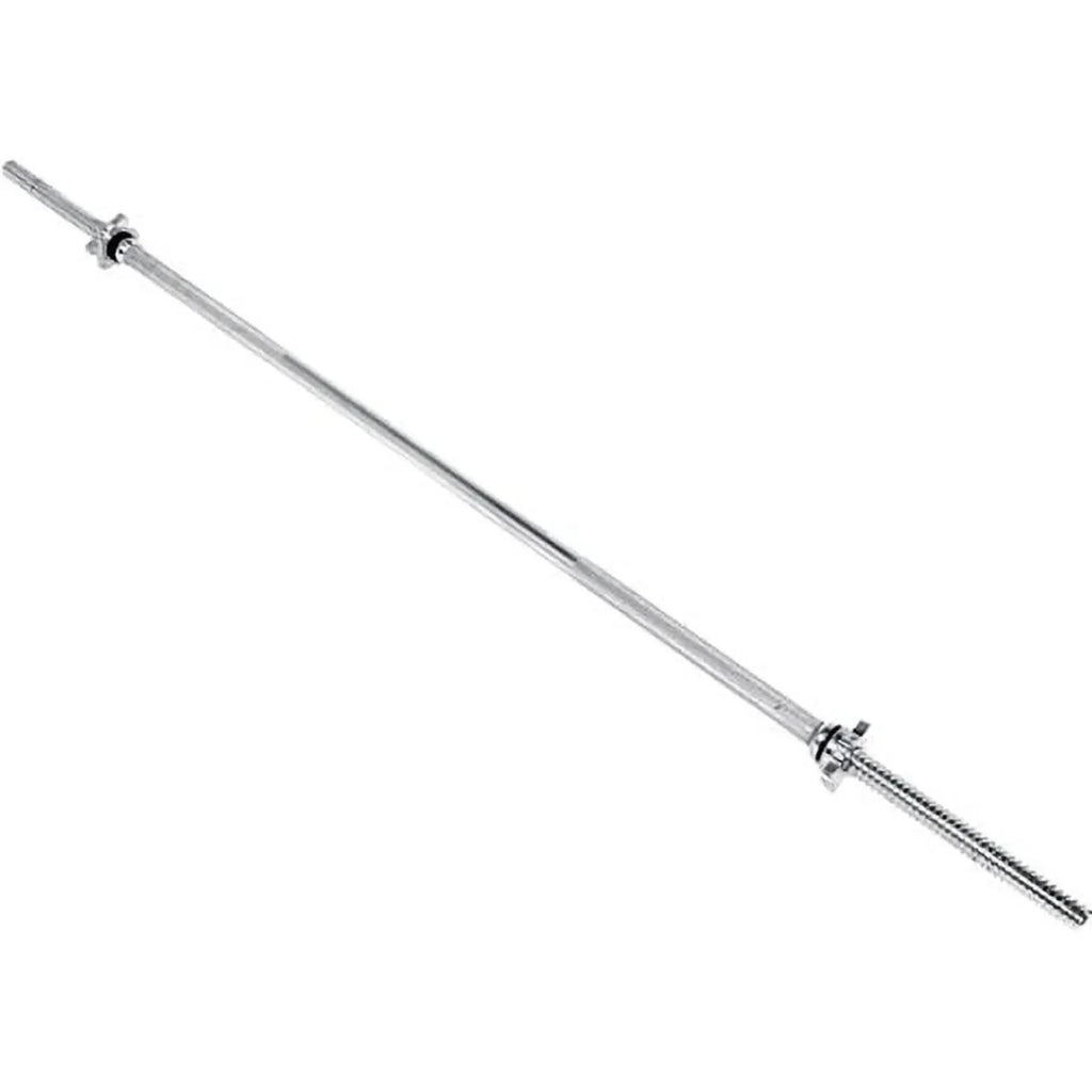 Barbell - Straight Standard Weight Bar, 5-6 Ft.Made of solid steel for durability.