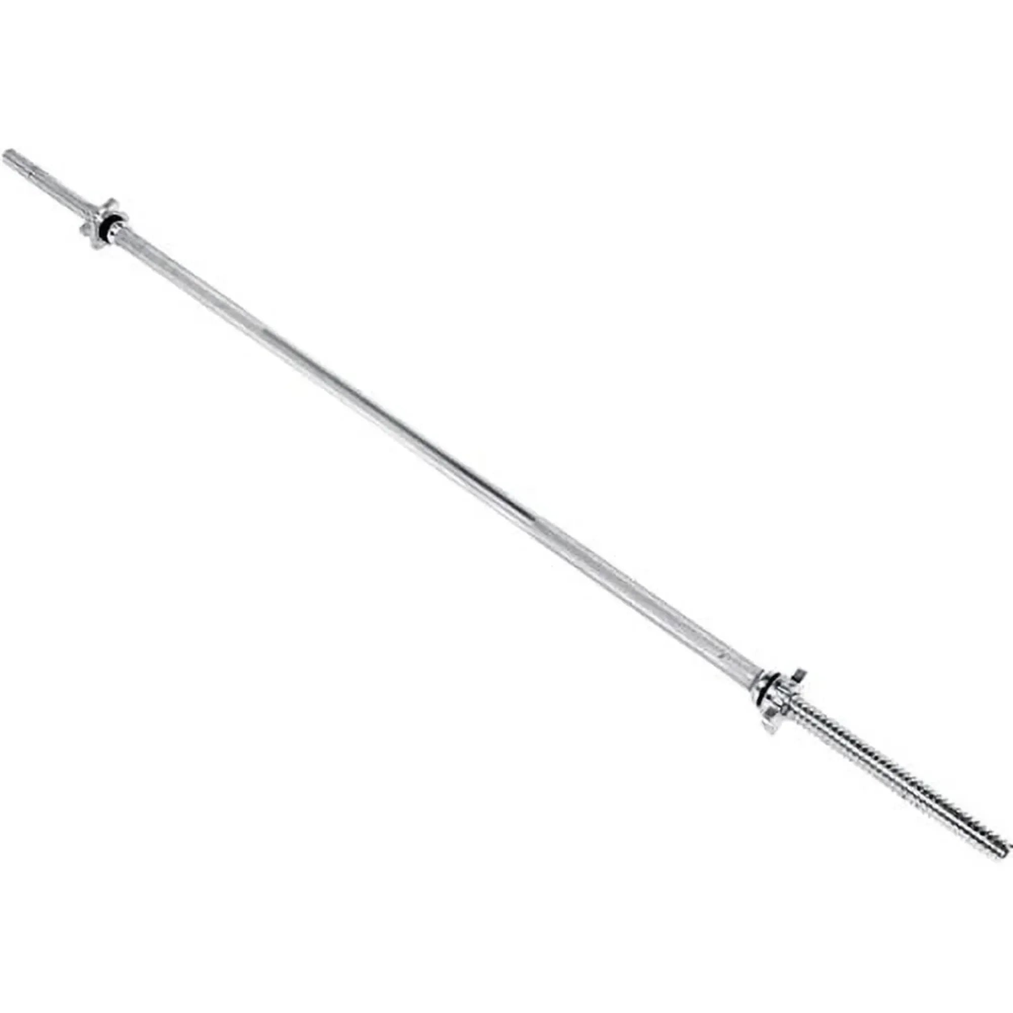 Barbell - Straight Standard Weight Bar, 5-6 Ft.Made of solid steel for durability.