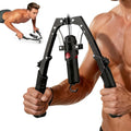 3-in-1 Chest Press Machine with Ab Roller and Power Twist for Full-Body Workout