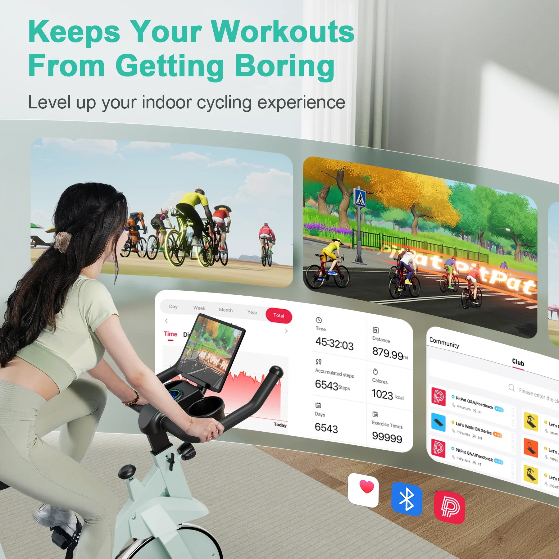 Exercise Bike, 32-Level Magnetic Resistance