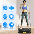 Vibration Plate Exercise Machine with Slimming Resistance Bands