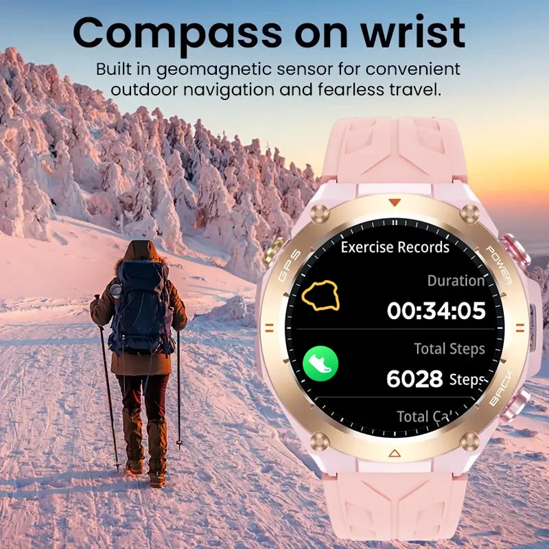 SENBONO 2025 Built-in GPS Women's Smart Watch Bluetooth Call Waterproof Sports Fitness Tracker