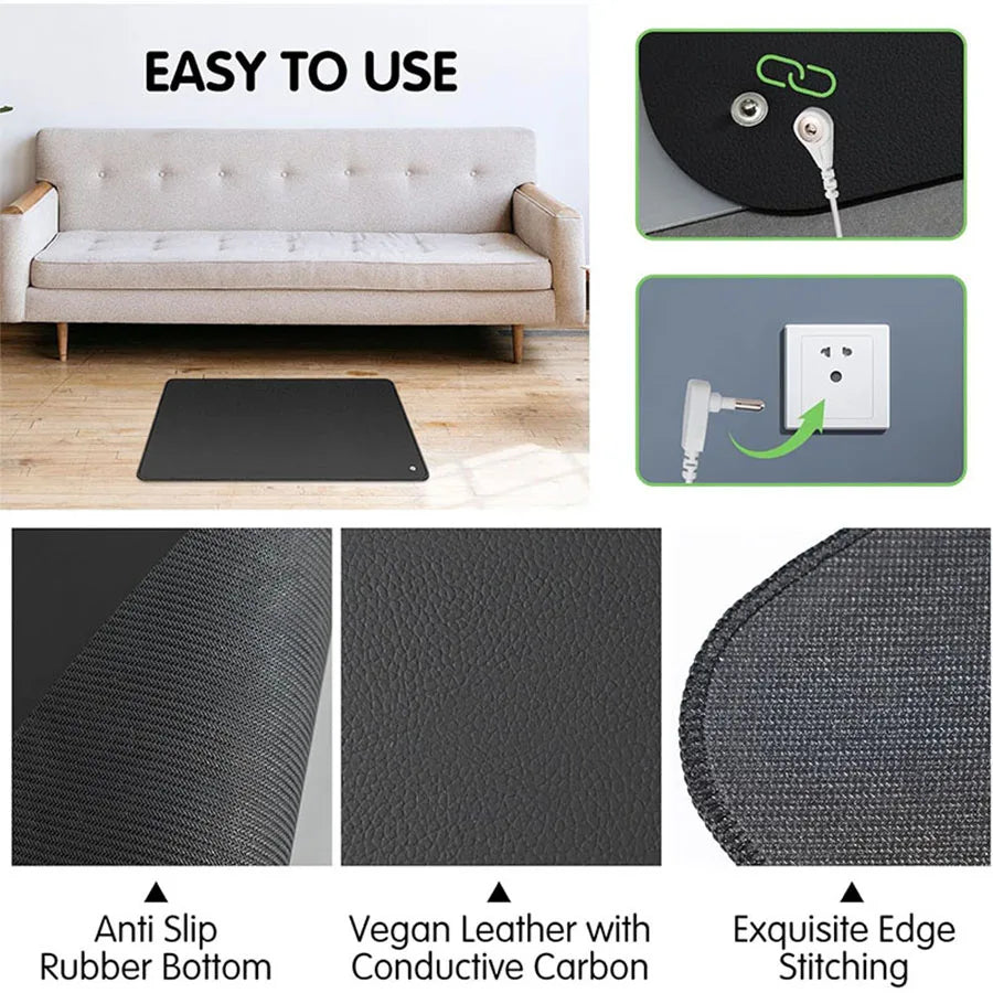 Yoga Grounding mat, suitable for home or office use to enhance health, with grounding wire