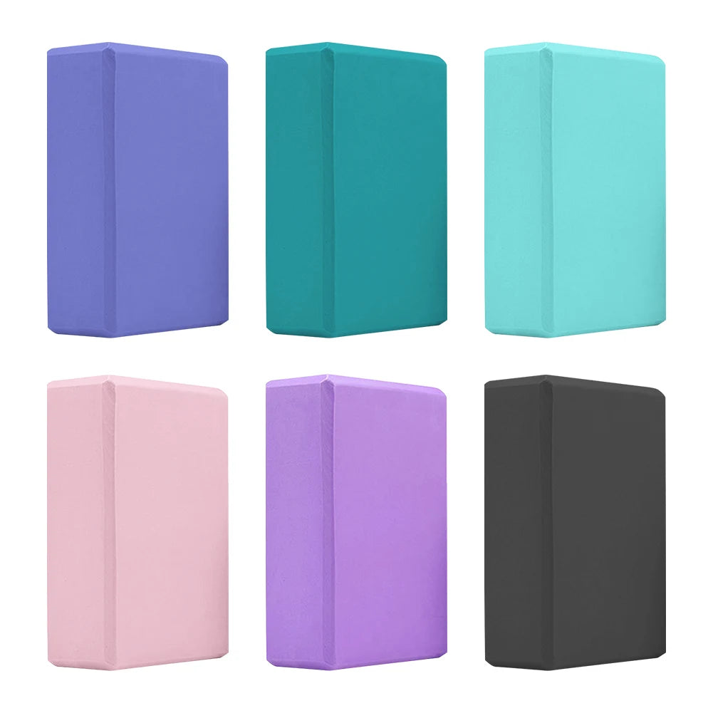 Yoga Building Blocks Cubes Pilates Bricks  Exercise Home
