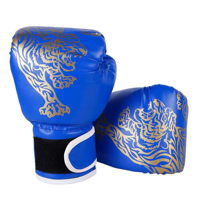 1 Pair Unisex Boxing  Training Exercise Leather Gloves