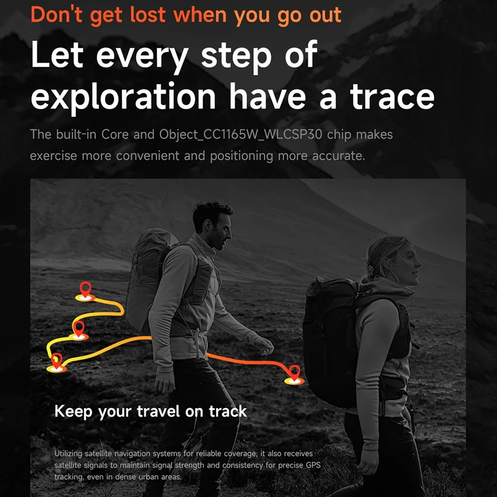 SENBONO  Smart Watch Men Built-in GPS Bluetooth Call AI GPT Fitness Tracker Waterproof Military