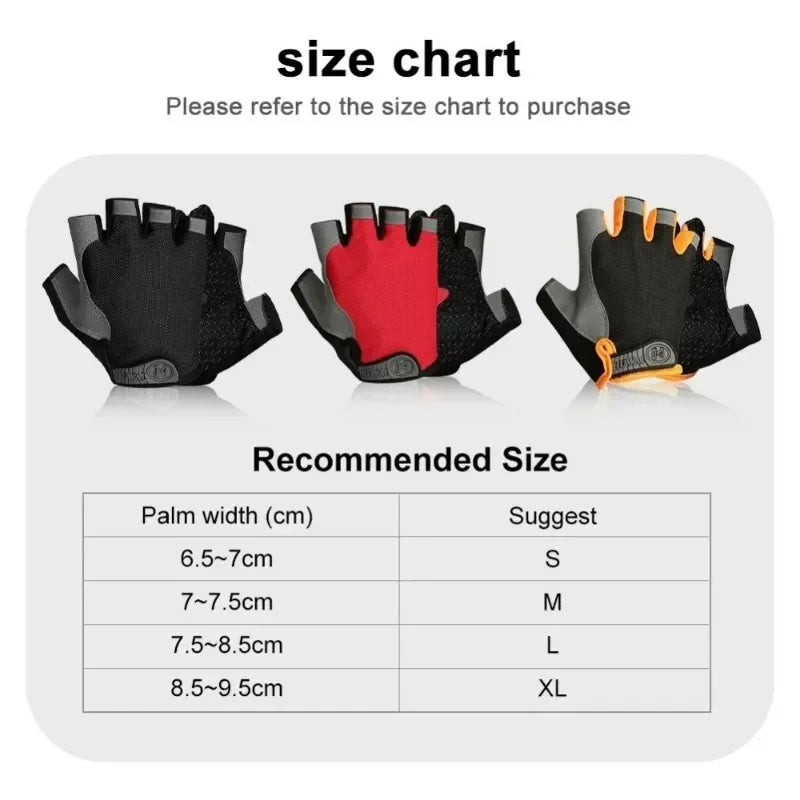 Fingerless Sports Fitness Training Men's Cycling Gloves
