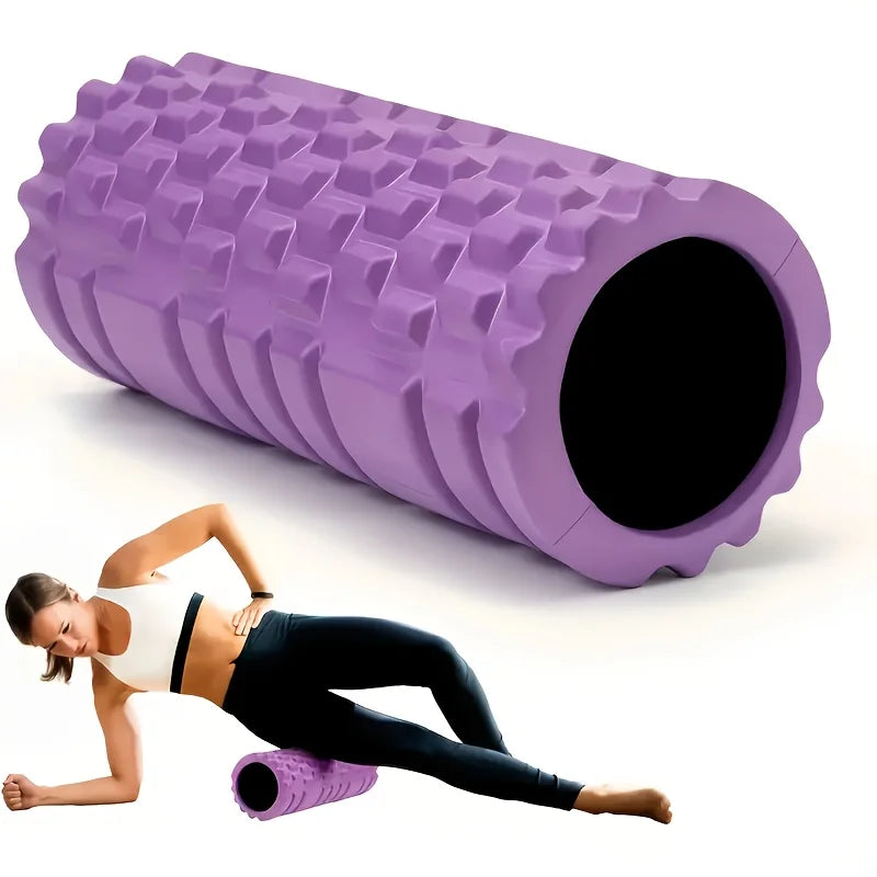 1pc Foam Shaft Yoga  EVA Foam Roller Deep Tissue  For Back And Leg Muscle