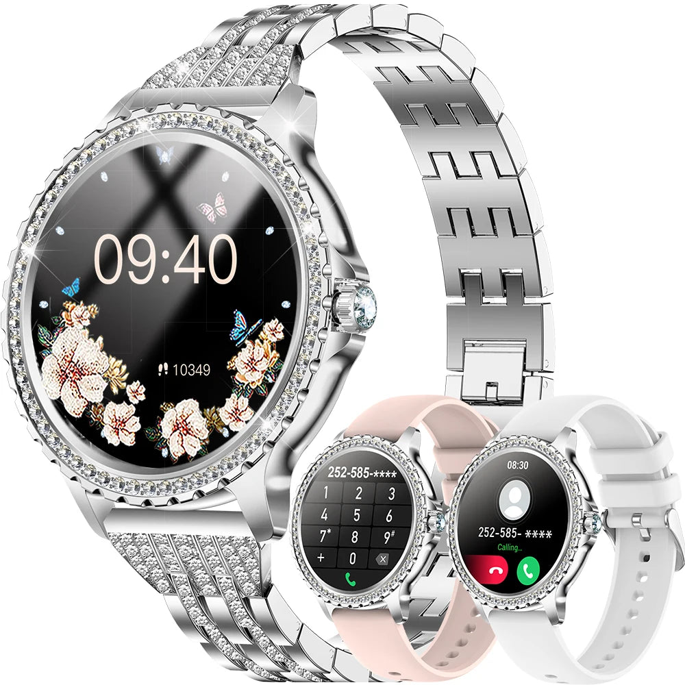 Smart Watch For women - 1.32" Touchscreen Fitness Tracker with Wireless Call