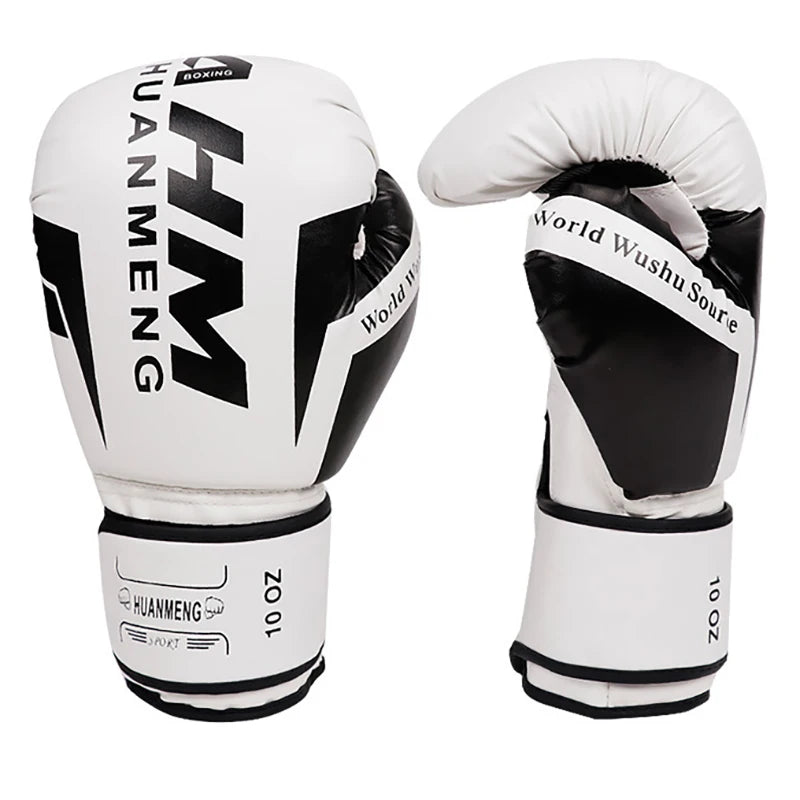 1 Pair Unisex Boxing  Training Exercise Leather Gloves