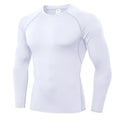 Men's Compression Shirts Long Sleeve Workout Gym Cool Dry Sports Base Layer Athletic Undershirts