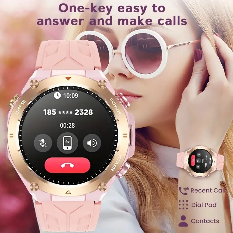 SENBONO 2025 Built-in GPS Women's Smart Watch Bluetooth Call Waterproof Sports Fitness Tracker