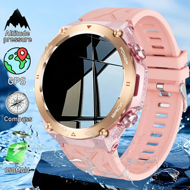 SENBONO 2025 Built-in GPS Women's Smart Watch Bluetooth Call Waterproof Sports Fitness Tracker