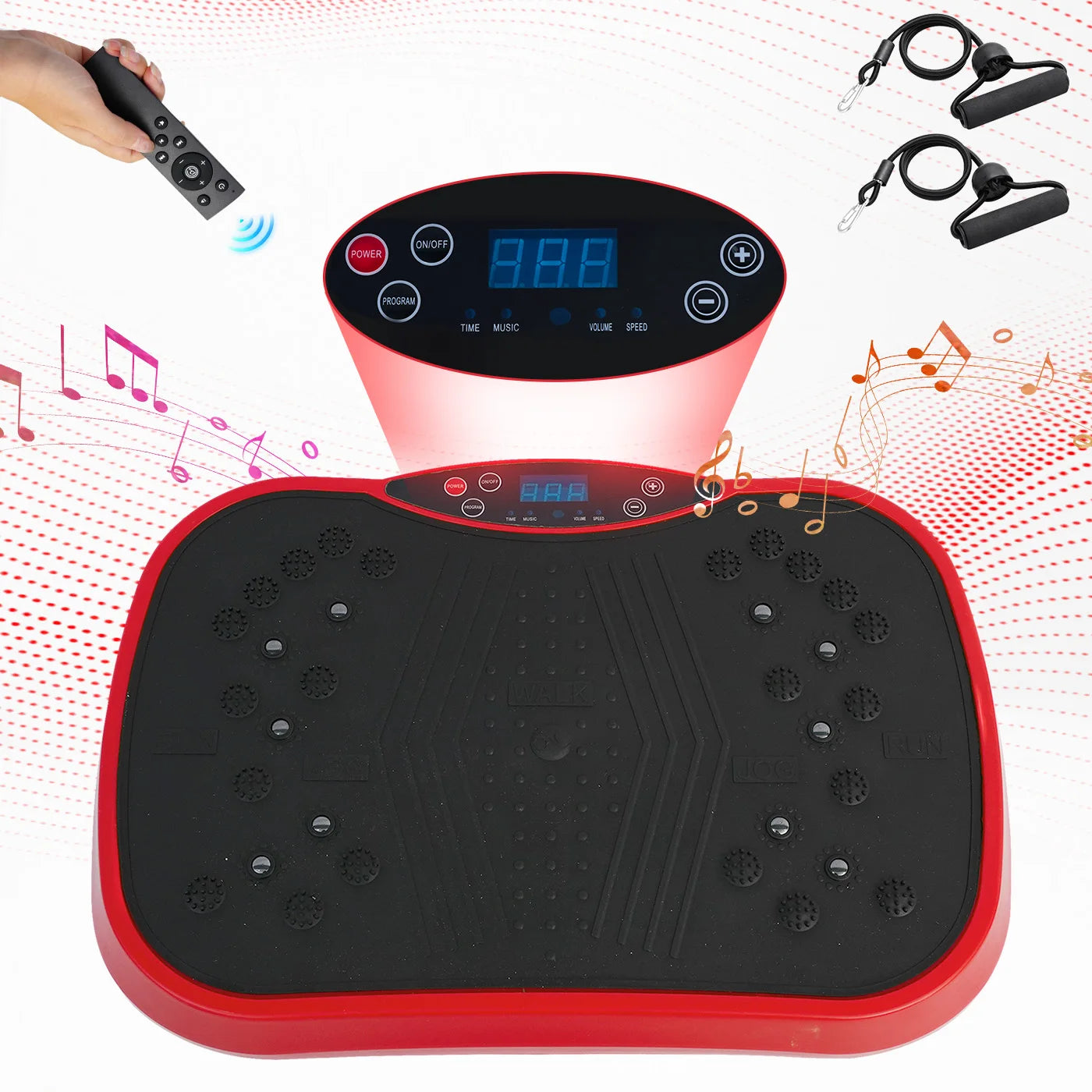 Portable Vibration Plate Exercise Machine with Remote Control