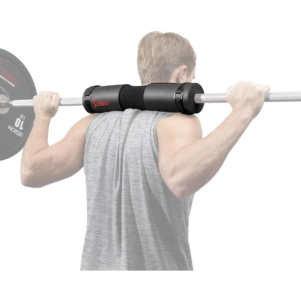 60-Inch Chrome Barbell Bar or High-Density Foam Barbell Pad – Strength Training Gear for Squats