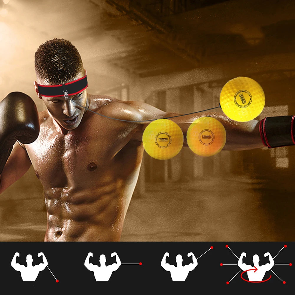 Training  Boxing Ball MMA Gear Improve Speed with Adjustable Headband