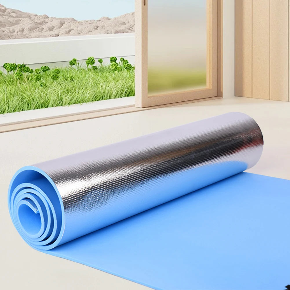 Waterproof Yoga Mat Aluminum Membrane Thickened Multifunction for Fitness Exercise