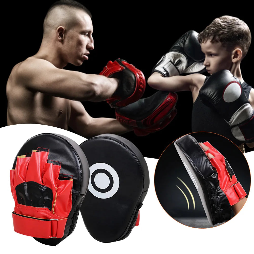 Curved Boxing Hand Target PU Leather Boxing Punching Bag