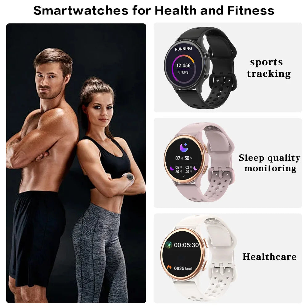 Smart Watches for Women1.27" Fitness Tracker  for iPhone ＆ Android